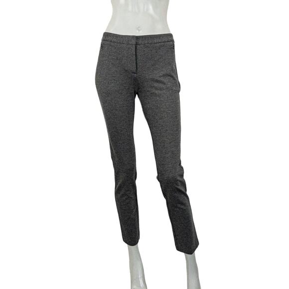 KOBI HALPERIN Women's Alexandra Slim Ankle Pants Jersey Grey size 4 - Picture 2 of 11